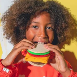 Kindersocken Cheeseburger Gr. 28-35