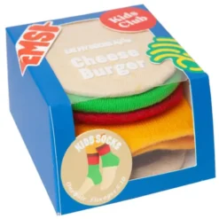 Kindersocken Cheeseburger Gr. 28-35