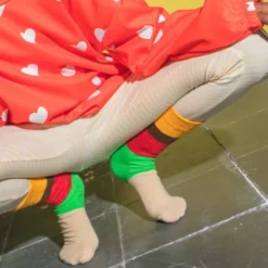 Kindersocken Cheeseburger Gr. 28-35