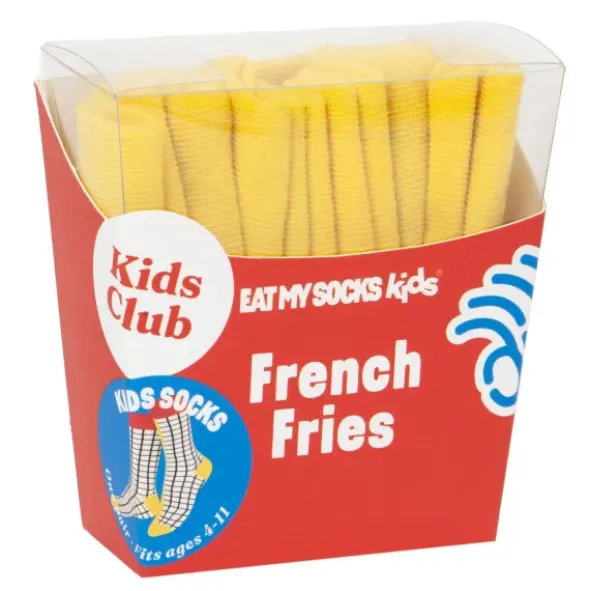 Kindersocken French Fries - Pommes Frittes Socken Gr. 28-35