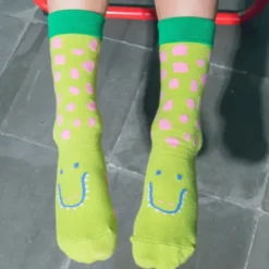 Kindersocken Funny Croc - Krokodil Socken grün Gr. 28-35