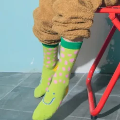Kindersocken Funny Croc - Krokodil Socken grün Gr. 28-35