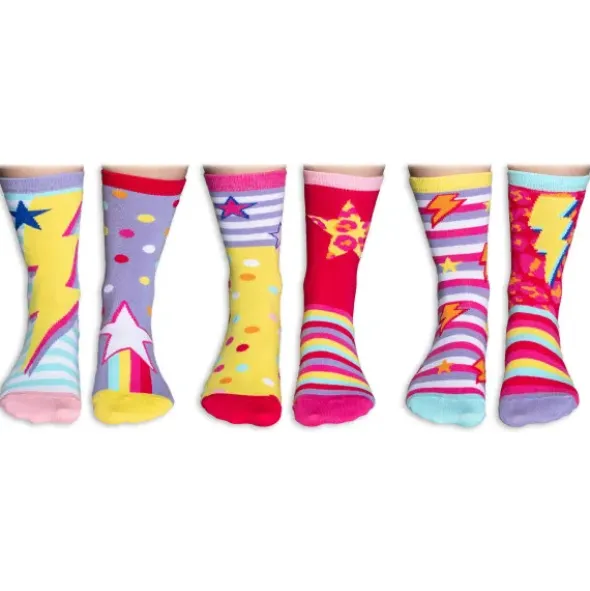 Kindersocken Geschenkbox FUNKY DORY - 6 Fun Socks, Gr. 30½-38½