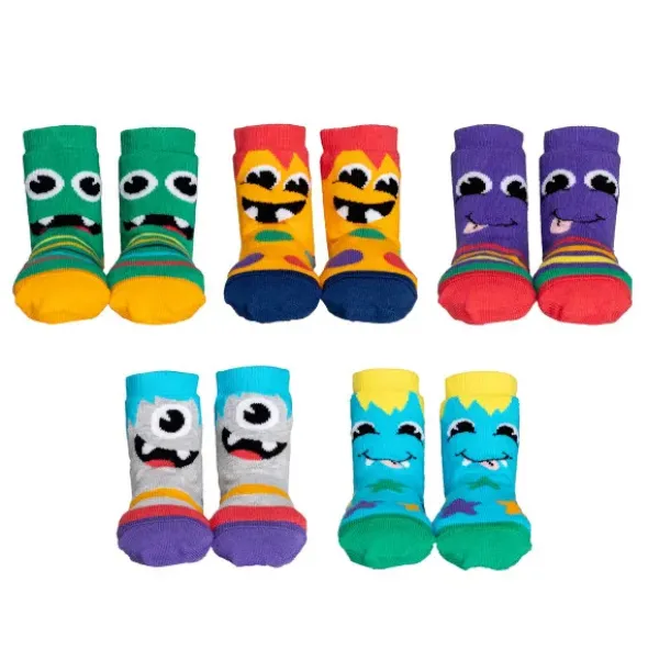 Kindersocken - Geschenkbox SNUGGLE BUGS (5 Sockenpaare) 2-4 Jahre