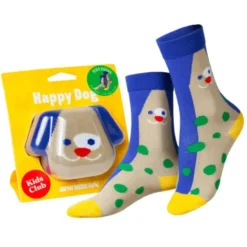 Kindersocken Happy Dog mit Hunde-Motiv Gr. 28-35