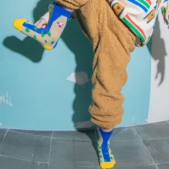 Kindersocken Happy Dog mit Hunde-Motiv Gr. 28-35