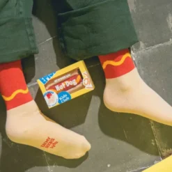 Kindersocken Hot Dog Gr. 28-35