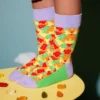 Kindersocken Jelly Bears – lustige Socken im bunten Fruchtgummi Look Gr. 28-35