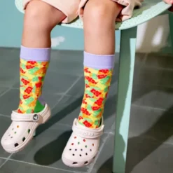 Kindersocken Jelly Bears – lustige Socken im bunten Fruchtgummi Look Gr. 28-35