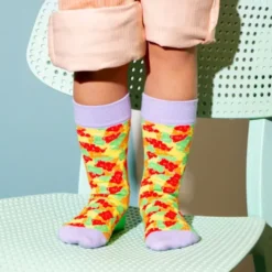 Kindersocken Jelly Bears – lustige Socken im bunten Fruchtgummi Look Gr. 28-35