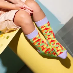Kindersocken Jelly Bears – lustige Socken im bunten Fruchtgummi Look Gr. 28-35