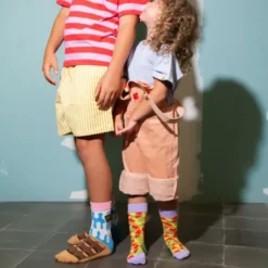 Kindersocken Jelly Bears – lustige Socken im bunten Fruchtgummi Look Gr. 28-35