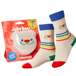 Kindersocken Jolly Bear - Socken mit Bär-Motiv Gr. 28-35