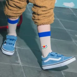 Kindersocken Jolly Bear - Socken mit Bär-Motiv Gr. 28-35