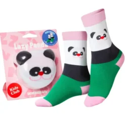 Kindersocken Lazy Panda - Pandabär Socken Gr. 28-35
