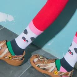 Kindersocken Lazy Panda - Pandabär Socken Gr. 28-35