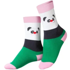 Kindersocken Lazy Panda - Pandabär Socken Gr. 28-35