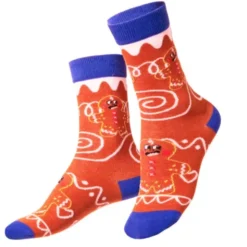 Kindersocken Lebkuchenmann - Weihnachtssocken Gr. 28-35
