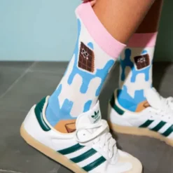 Kindersocken Milky Bar – Milchschokoladenriegel Socken Gr. 28-35