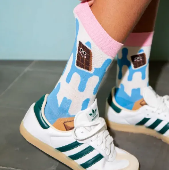 Kindersocken Milky Bar – Milchschokoladenriegel Socken Gr. 28-35