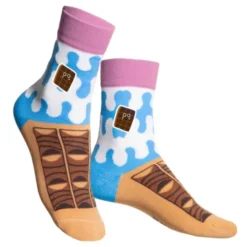 Kindersocken Milky Bar – Milchschokoladenriegel Socken Gr. 28-35