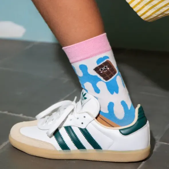 Kindersocken Milky Bar – Milchschokoladenriegel Socken Gr. 28-35