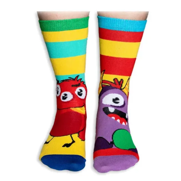 Kindersocken Monster - Geschenkbox THE MEDDLER - 6 Socken - Gr. 30½-38½