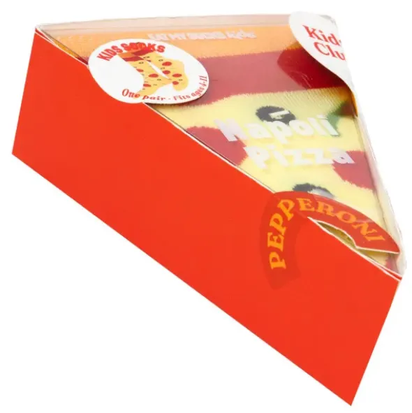 Kindersocken Pizza Napoli - Pizzasocken Gr. 28-35