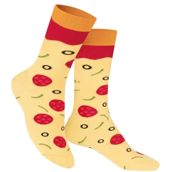Kindersocken Pizza Napoli - Pizzasocken Gr. 28-35