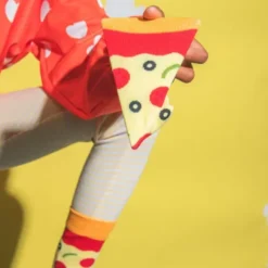 Kindersocken Pizza Napoli - Pizzasocken Gr. 28-35