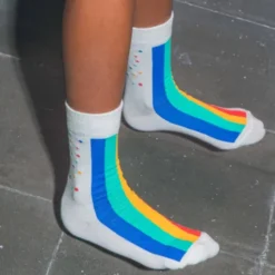 Kindersocken Rainbow Cake - Kuchenstück Socken bunt Gr. 28-35