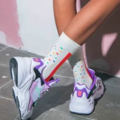 Kindersocken Rainbow Cake - Kuchenstück Socken bunt Gr. 28-35