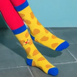 Kindersocken Smiley Cat mit Katzen-Motiv Gr. 28-35