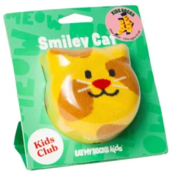 Kindersocken Smiley Cat mit Katzen-Motiv Gr. 28-35