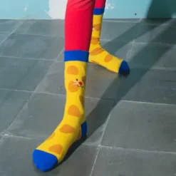 Kindersocken Smiley Cat mit Katzen-Motiv Gr. 28-35
