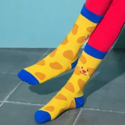 Kindersocken Smiley Cat mit Katzen-Motiv Gr. 28-35