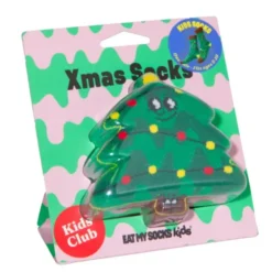 Kindersocken Weihnachtsbaum - grüne Tannenbaum Weihnachtssocken Gr. 28-35