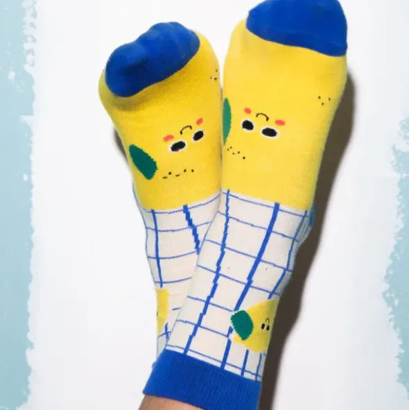 Kindersocken Zitrone - Acid Lemon Socken Gr. 28 - 35