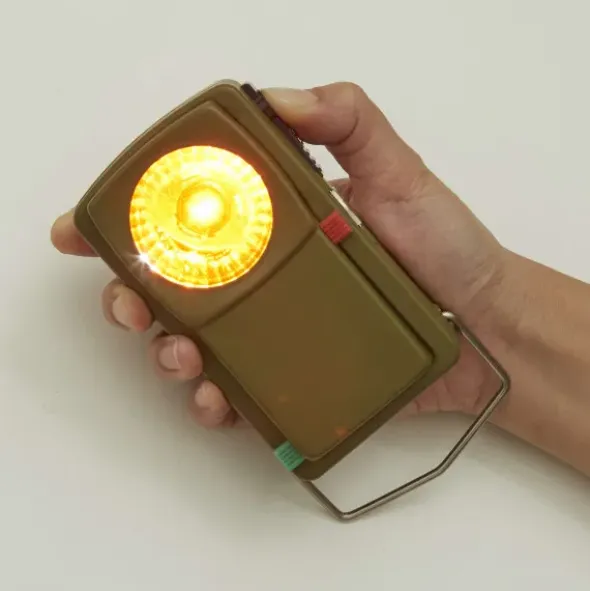 Kinder Taschenlampe HUCKLEBERRY mit Morsecode-Leuchte
