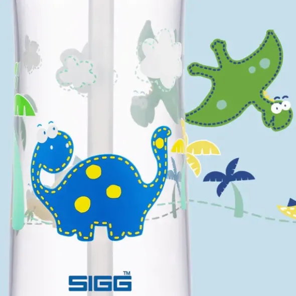Kindertrinkflasche MIRACLE KIDS 0,45 l - Dinosaurier Friend