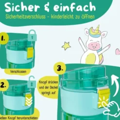 Kindertrinkflasche mit Stimmungs Skala, 0,5 l Meerestiere