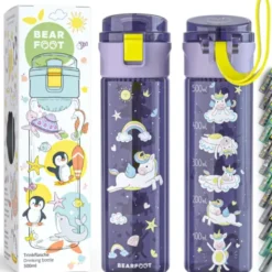 Kindertrinkflasche mit Stimmungs Skala, 0,5 l Einhorn