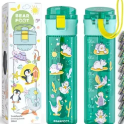 Kindertrinkflasche mit Stimmungs Skala, 0,5 l Dinos