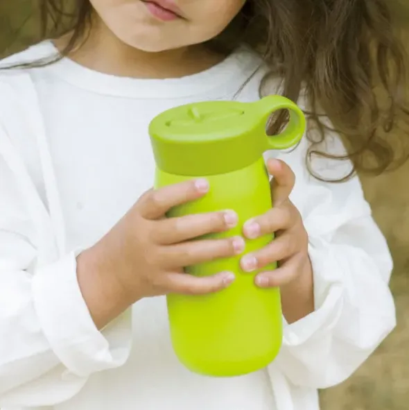 Kindertrinkflasche PLAY TUMBLER Edelstahl 300 ml, purple