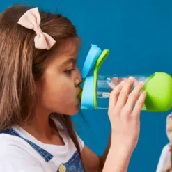 Kindertrinkflasche sport spout 450 ml rot-orange
