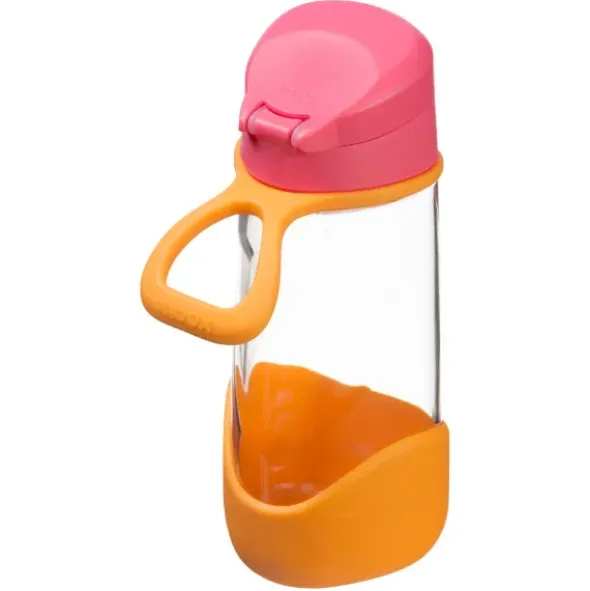 Kindertrinkflasche sport spout 450 ml rot-orange