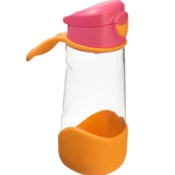 Kindertrinkflasche sport spout 450 ml rot-orange