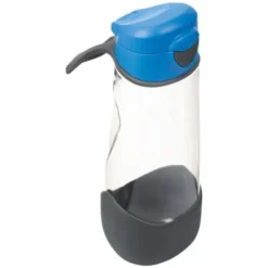Kindertrinkflasche sport spout 600 ml - blau grau