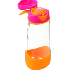 Kindertrinkflasche sport spout 600 ml - rot orange