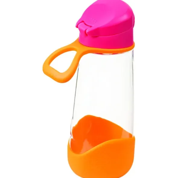 Kindertrinkflasche sport spout 600 ml - rot orange
